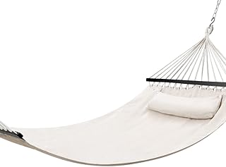 Gardeon Hammock, Cotton Bed Portable Camping Swing Hanging Chairs Hammocks Patio Backyard Porch Outdoor Indoor Furniture, ...