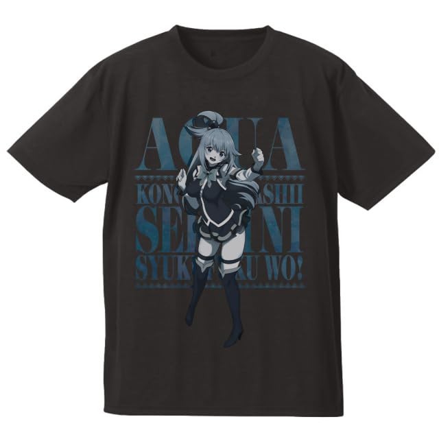 このすば　アクア　Tシャツ Amazon.co.jp: この素晴らしい世界に祝福を！3 TシャツA［アクア］ L