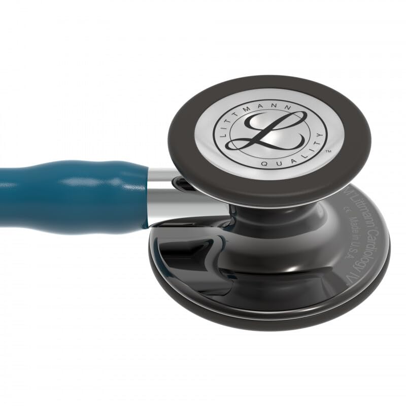 Stetoscopio 3M Littmann Cardiology IV con Incisione Gratuita + Penlight (Blue Caraibico/Smoke Edition/Mirror Stem)