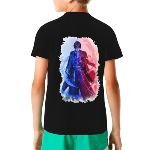 Children's Tee Cute Short Sleeve Tshirts for Full Metal Alchemistes Top2