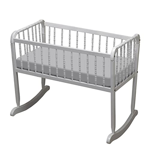 Baby Doll Bedding Modern Hotel Style Cradle Bedding Set, Grey,1250Crnew-Grey #TOP4