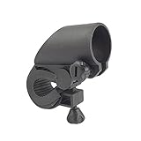 Black Plastic Bike Bicycle LED Flashlight Holder Mount