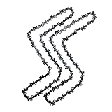 ➤【Apto para motosierras de cadena de 14 pulgadas】: la cadena de motosierra es un accesorio original, adecuado para división de cadena de sierra de 3/8 pulgadas, grosor de los eslabones de 1,3 mm, 50 eslabones