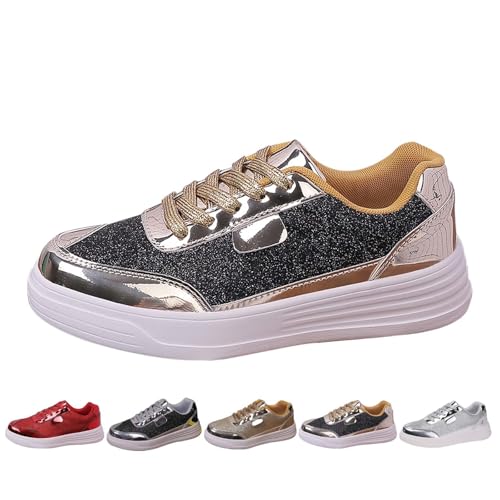Sneakers mujer ortopédicas con malla transpirable y suela plana estable 4