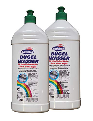 Preisvergleich Produktbild 2 x Kuschelduft Bügelwasser Citrusfrische 1l, Wäschewasser, Bügeln