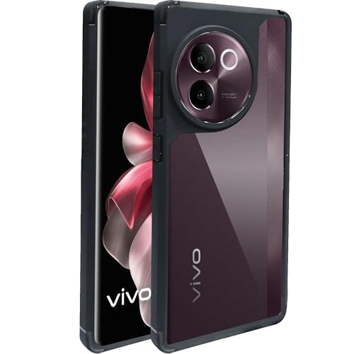 Image of A rtistque Hard Clear Back Cover Case for Vivo V30e 5G | Shockproof TPU | Acrylic Armor Case for Vivo V30e 5G| Stylish Protective Design - Transparent