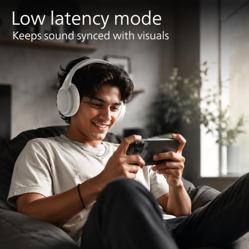 Image of PHILIPS TAH4050 Wireless Bluetooth Headphones with Mic, 40mm Dynamic Drivers, Bluetooth 6.0, Up to 30H Playtime, Dual Device Pairing, USB-C Fast Charging, AUX Support, Over-Ear Headset, Silk Beige
