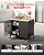 VEVOR Outdoor Grill Cart with Storage Cabinet, 40 Inch Grill Table, Waterproof Kitchen Island with Stainless Steel Top, Spice Rack, and Wheels, Movable Food Prep Station for Patio Bar Backyard BBQ