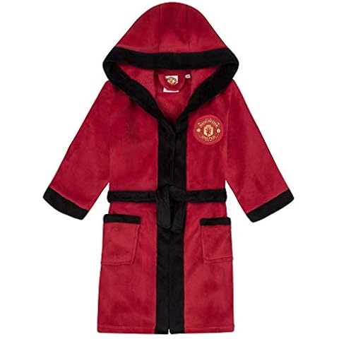 Manchester United Boys Fleece Dressing Gown Cover