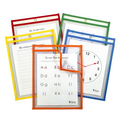 Fundas para pizarra blanca C-Line ultrarresistentes con ojal reforzado