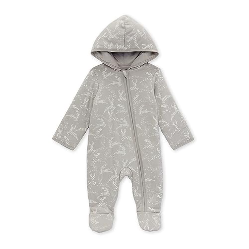 Image of Burt's Bees Baby Boys' 100% Organic One-Piece Long Sleeve Coverall