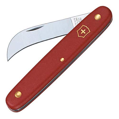 Victorinox Taschen-/Gartenmesser, 1 Funktion, Gebogene Klinge, rot