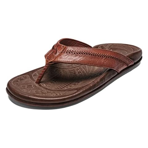 OLUKAI Hiapo Men's Leather Beach Sandals Cover
