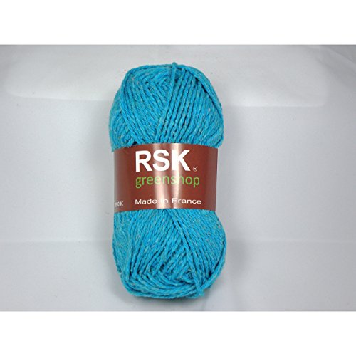 RSK - GREEN CHIC Laine écologique Fabriquée en France - Rsk - Bleu BLEU TAHITI