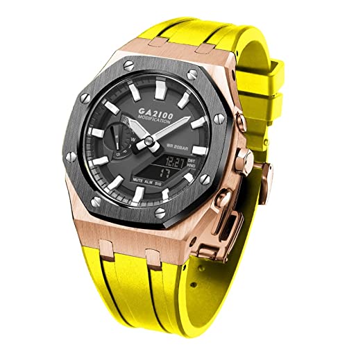 Kit boîtier métal et bracelet silicone 316 pour montre GA2110ET-2A
