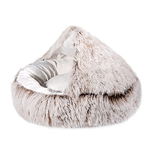 Couverture de chien et lit de chat rond pour sol froid
