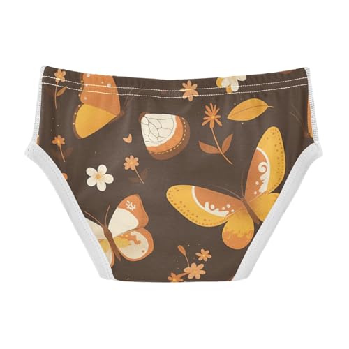 Butterfly Beautiful Brown Toddler Boys' Soft Kids Underwear Cute Children Undies2