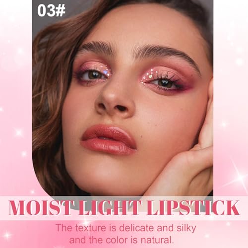 Image of WanTuoluo Honey Tinted Lip Stain Lip Gloss, Sheer Hydrating Lip Balm, Moisturizing Lip Color for All Skin Tones, Nourishing Lipstick with a Hint of Natural Black Cherry Tint (A03)