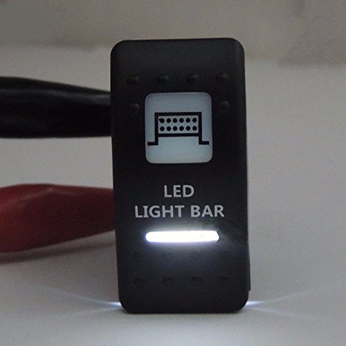 Led Light Bar Rocker Switch For Can-Am Commander Max Maverick X3 Defender Polaris Ranger Rzr 4 Xp 800 900 1000 Atv Utv Toggle Switch 3 Pin Utv On-Off 20A/12V Led Light Bar Carling Rocker Switches #TOP1