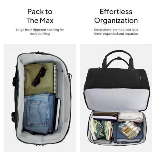 Image of TOPEAST Travel Duffle Bag, Weekender Bags for Women with Shoe Compartment