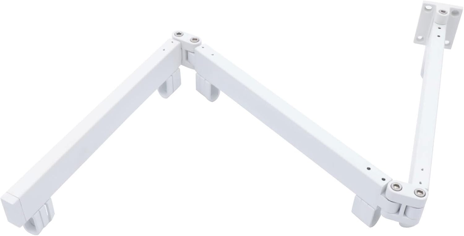 Laundry Clothes Drying Rack Space Saving Storage Wall-Mounted Retractable Tri-Folding Hanger