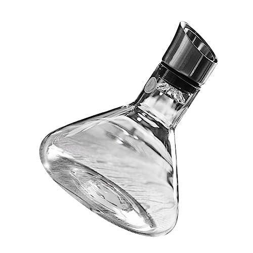 OKUMEYR Borosilicate Glass Wine Dispenser Elegant Liquor Divider for Home Kitchen and Weddings Useful Wine Carafe with Unique Design for Easy Pouring and Decoration