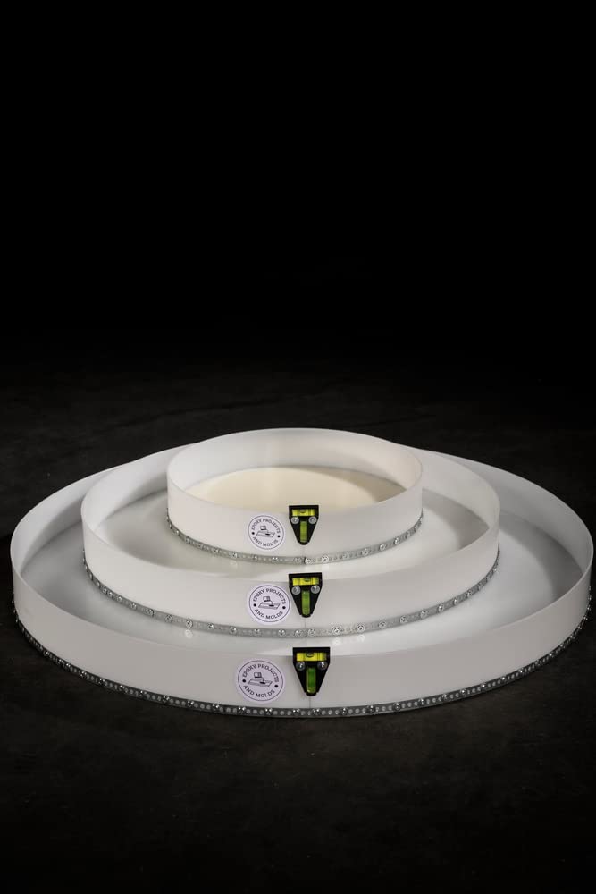 Moule rond réutilisable en résine époxy PEHD de 32in / 82 cm