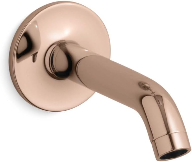 Purist® wall-mount non-diverter bath spout, 35-degrees