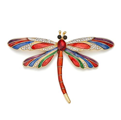 Image of Fashion Dragonfly Booch Pin Jewelry Gift for Women