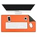 Produktbild MoKo Mauspad, Office PU Großes, Erweitertes Gaming-Mauspad, rutschfeste Tastaturmausmatte, Wasserdichter Schutz für Büroschreibtischmatten, 31.5 x 15.7 x 0.08 Zoll - Doppelseite Grün/Orange