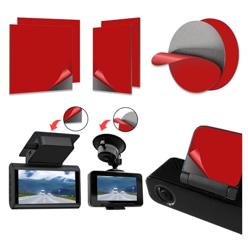Image of Sticky Pad for Car Dashboard,Heat Resistant Dash Cam Adhesive Replacement Pad for Fixing Car Camera,Car Cell Phone Holder,Upgrade Dash Cam Sticky Pads Car Dashboard Accessories 6PCS