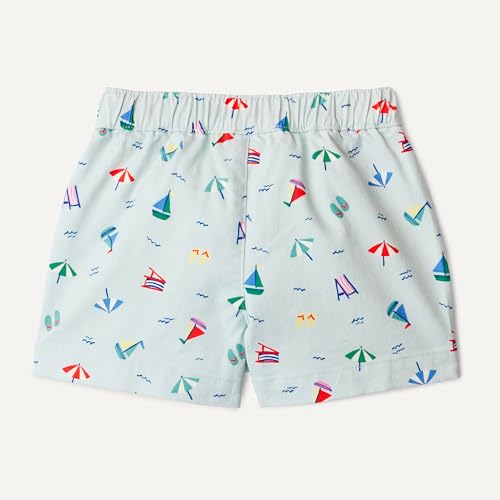 Image of Amazon Essentials x Sofia Grainge Unisex Babies, Toddlers and Kids' Pull-on Cotton Twill Shorts