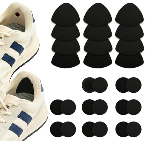 Welnove 28 Pièces Patch Chaussures Réparation pour Talon Intérieur Chaussure – Protège Talon Chaussure, Prévient les Trous et l'Usure des Chaussures