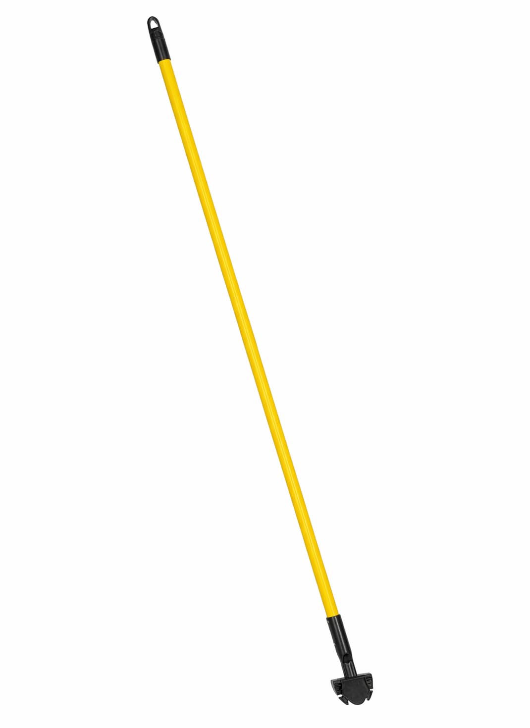 Metal Dust Mop Handle by Glownary – 60 Inch, Fiberglass, Yellow, Model 697dmhfbyel