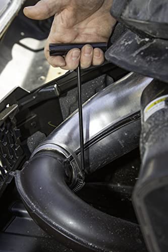 Image of Raider SM-12162 Universal Exhaust Spring Puller Removal Tool with T-Handle and Hook, Black