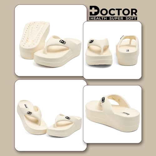 Image of Women's Soft Cushion Flip Flops with EVA Sole | Lightweight Anti-Slip Everyday Wear Slippers for Home, Walking, Casual & Outdoor Use