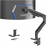 VIVO Heavy Duty Aluminum Ultrawide Monitor Tension Arm for 49 inch Screens up to 44 lbs, Premium Desk Mount Monitor Stand Designed for Samsung Odyssey G9 and More, Black, STAND-V101V