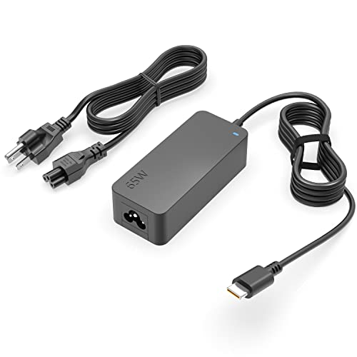 65W USB C Charger Replacement for Lenovo ADLX65YDC3D ADLX65YLC3D ADLX65YCC3D ADLX65YCC3A ADLX65YLC3A ADLX65YLC2D ADLX65YDC2D ADLX65YCC2D ADLX65YCC2A ADLX65YLC2A ADLX65YSCC2A ADLX65UDGU2A Power Cord