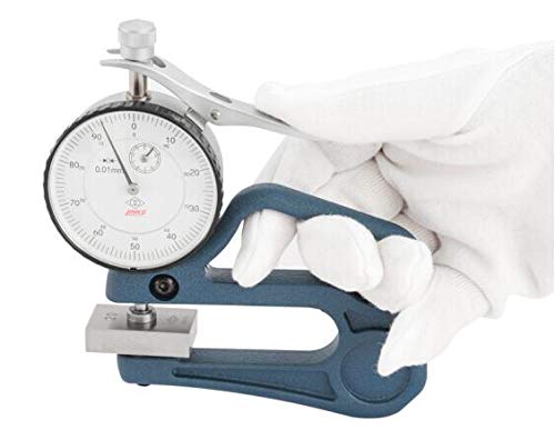 Dial Thickness Gauge, Flat Anvi, Rango: 0-10mm, Profundidad de garganta: 30mm, Resolución: 0.01mm miniatura 2