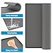 Washing Machine Drain Pan Silicone mat 27''x27'', Non-Slip Washer Drip Tray, Washer Tray Soft Bottom Pad for Floor Protection, Under Dryer Drip Pan Prevent Water Leakage-Gray