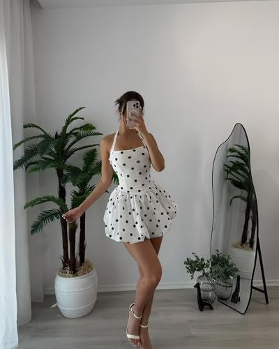 Bud Satin Homecoming Dresses for Teens Short Halter Prom Dresses Juniors Cocktail Party Gowns4