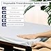 Tvvcalk 50PCS Disposable Fitted Massage Table Sheets, Heavy Duty Elastic Disposable Bed Cover, Breathable Disposable Fitted Sheets for Spa White Non Woven Fabric 36 x 85 Inch
