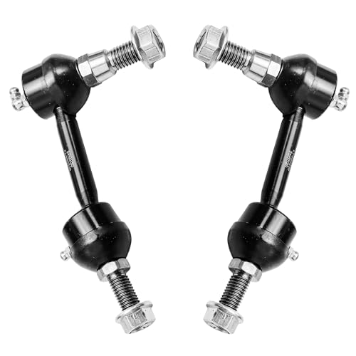 Image of Detroit Axle - 8pc Front End Kit for 2004 2005 2006 Expedition Lincoln Navigator 4 Upper & Lower Control Arms 2 Sway Bar End Links 2 Outer Tie Rods Replacement [Standard Suspension]