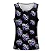 Watercolor Sea Turtle Men's Tank Tops Summer Sleeveless T-Shirts Gym Workout Tee Casual Beach Tee