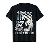 Photo Gallery womens 37th birthday floral made in 1988 gifts 37 years old maglietta Photo Gallery womens 37th birthday floral made in 1988 gifts 37 years old maglietta