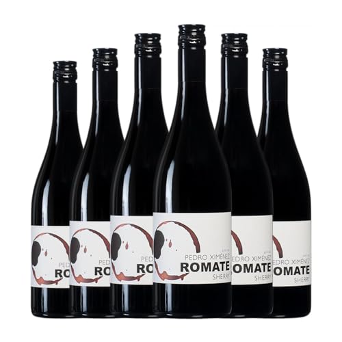 Sánchez Romate Pedro Ximénez Jerez-Xérès-Sherry 75 cl Vino generoso (Caja de 6 Botellas de 75 cl)