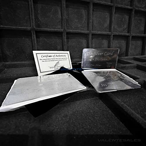 Pyromett999 Silver Card 999+ one Ounce w/COA Minted by Pyro-met9994