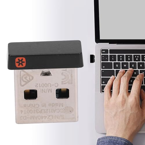 CCYLEZ Receptor USB, Reemplazo Dongle Inalámbrico 2.4GHz para Mouse Keyboard M215 M310 M325 K230 K270 K375S MK Series miniatura 4