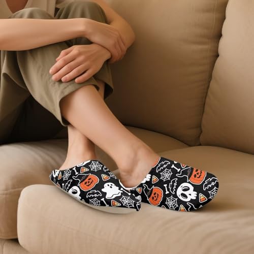 Christmas Slippers for Women Warm Bedroom Slippers Women Non Slip House Shoes3