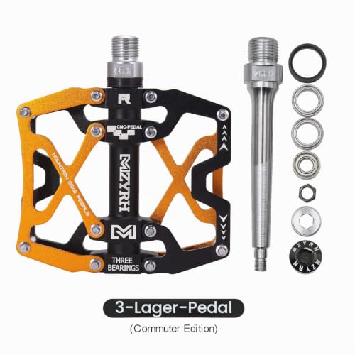 MZYRH Mountainbike Pedale CNC Aluminium mit 3 Abgedichtete Lager – Ansicht 5